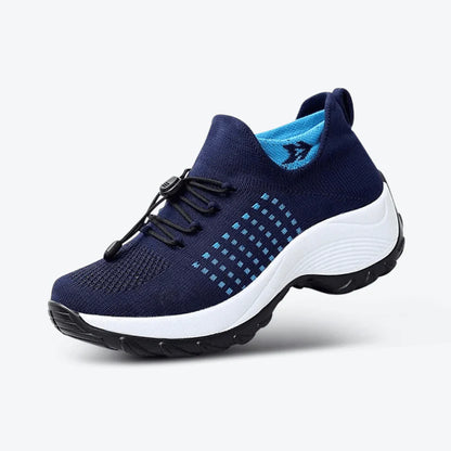Sneakers Confort Femme Semelle Amortissante