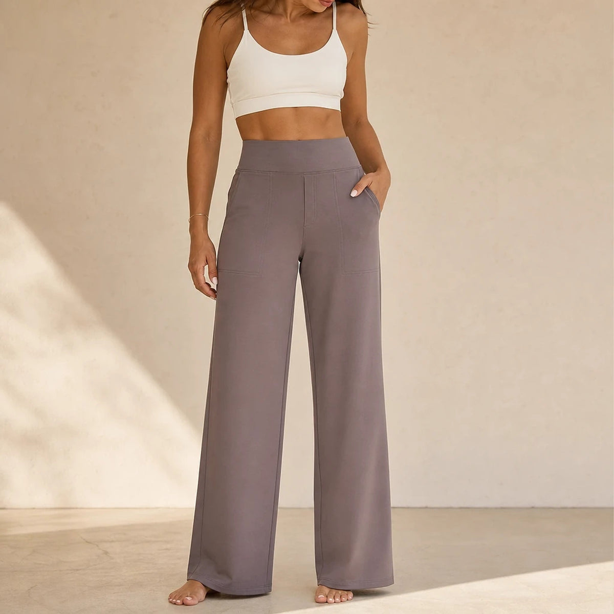 Pantalon Yoga Femme Taille Haute
