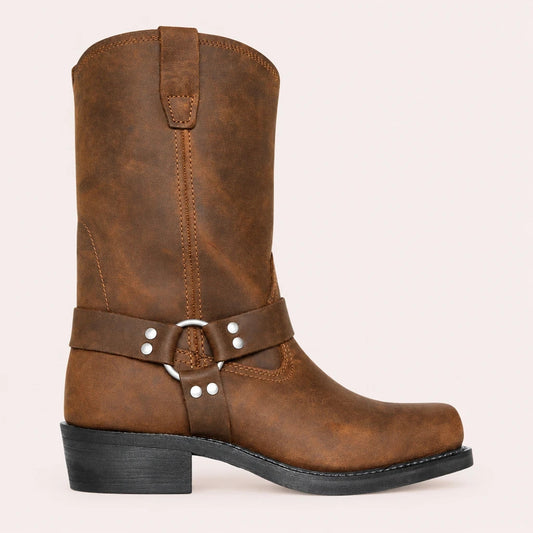 Rodeyo – Bottes Western Cuir Vieilli