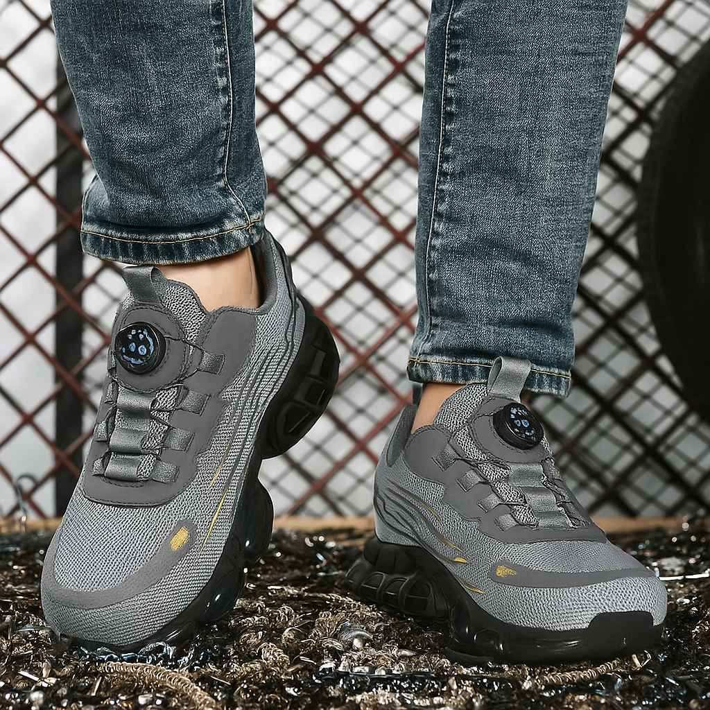 Baskets de sécurité homme renforcée et semelle amortissante antidérapante