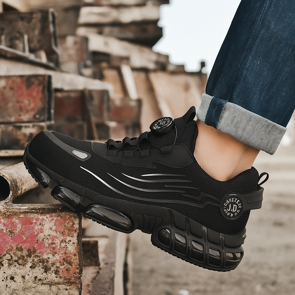 Baskets de sécurité homme renforcée et semelle amortissante antidérapante