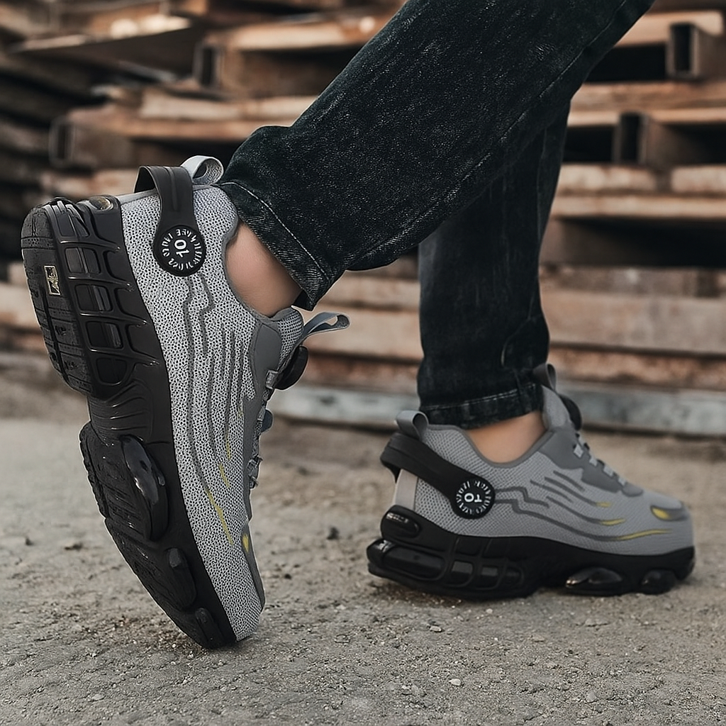 Baskets de sécurité homme renforcée et semelle amortissante antidérapante