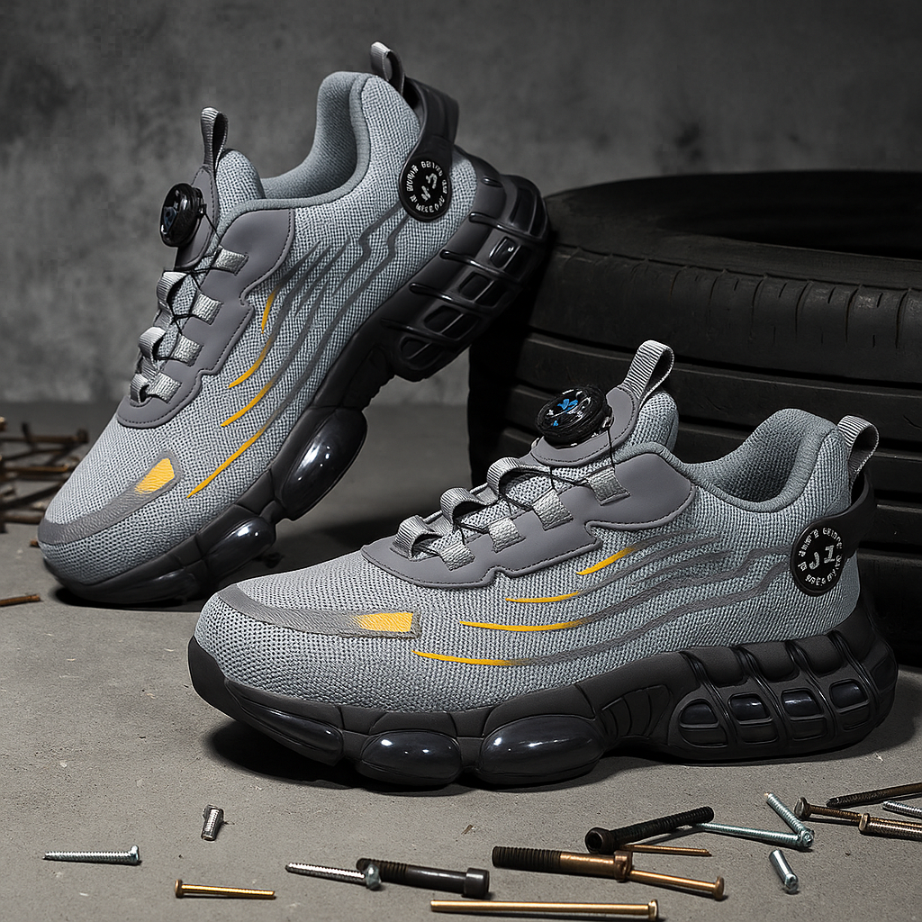 Baskets de sécurité homme renforcée et semelle amortissante antidérapante