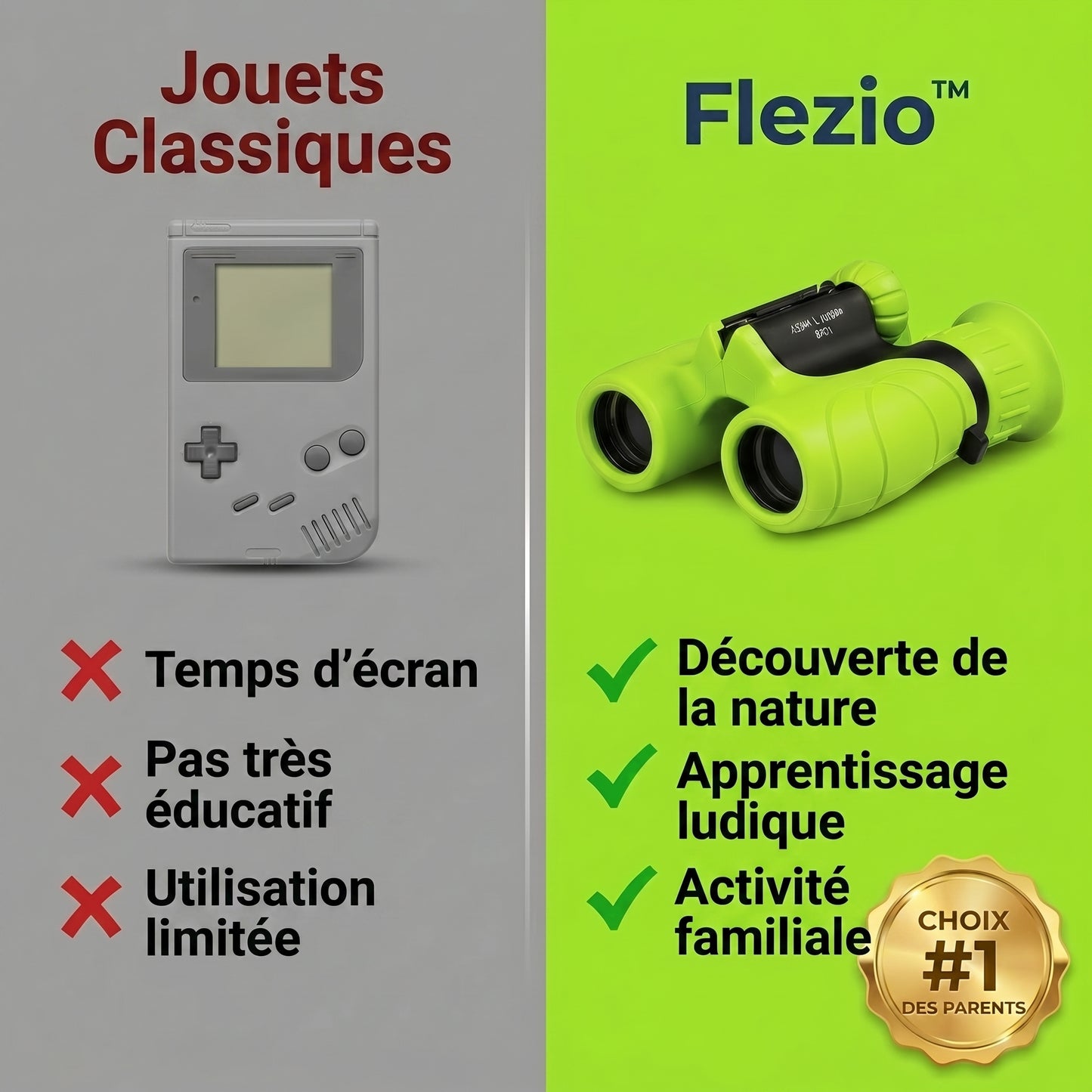 Velorix – Jumelles Enfant Nature et Découverte