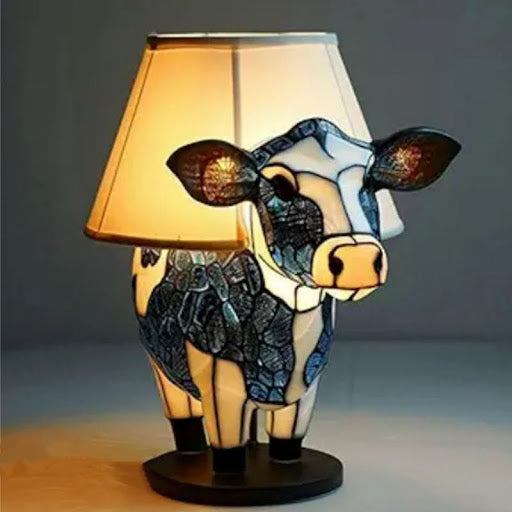 Lumirace – Lampe Décorative Chien Vitrail LED