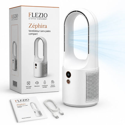 Zéphira – Ventilateur de Bureau Sans Pales
