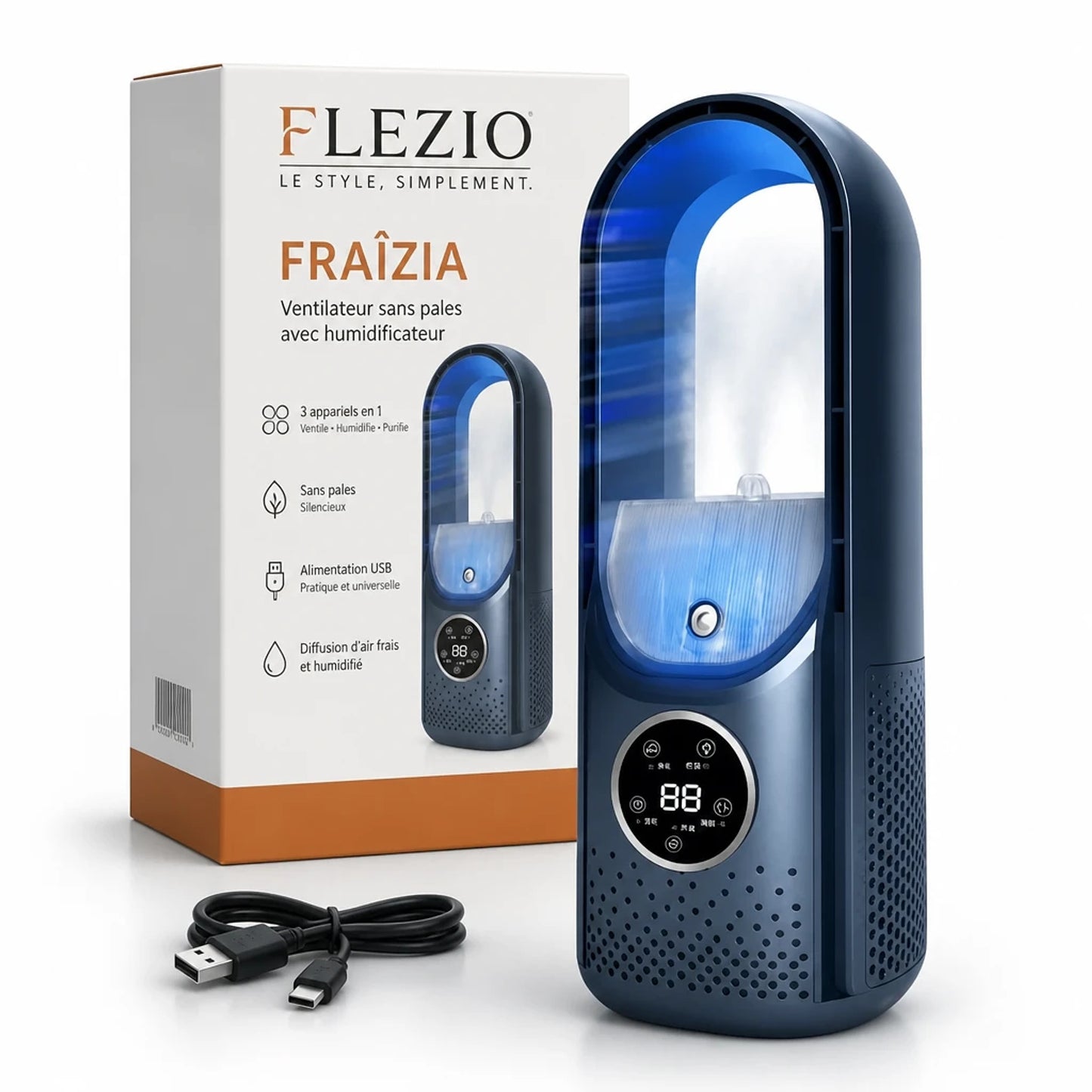 Fraîzia – Ventilateur Sans Pales USB