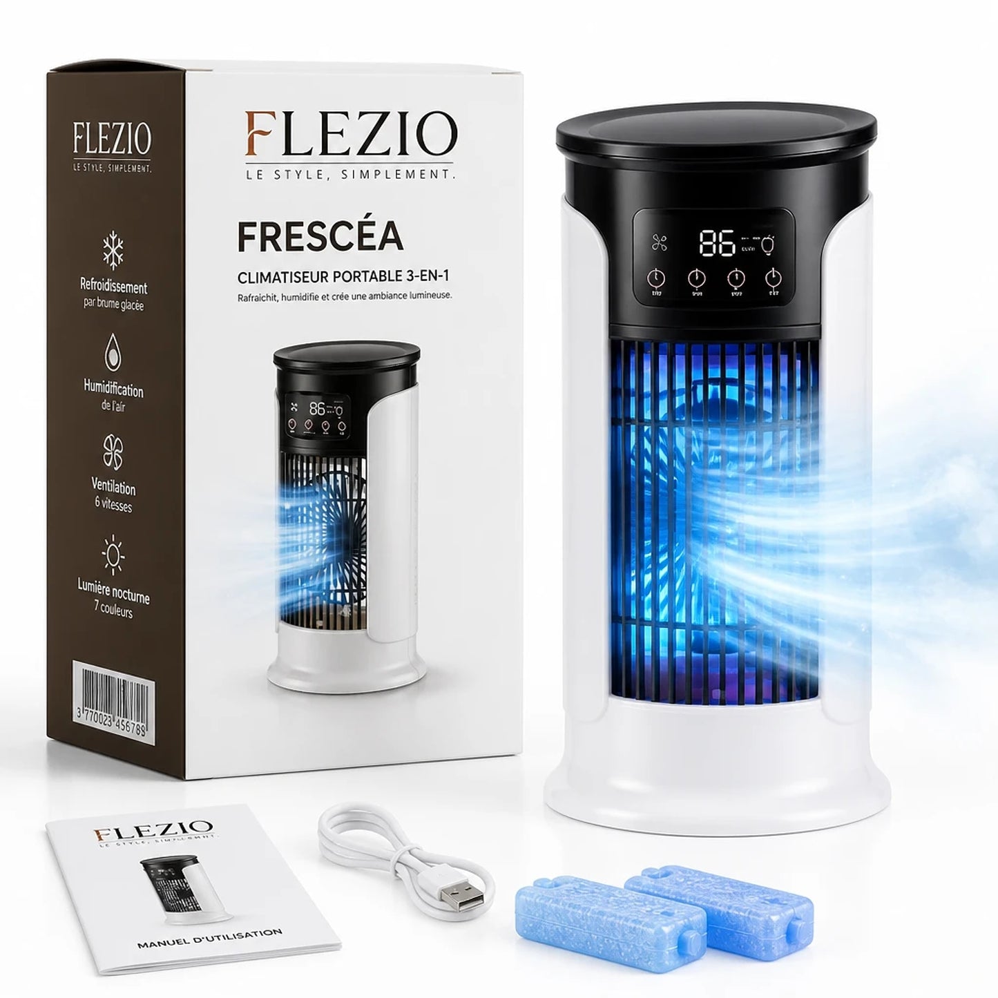 Frescéa – Climatiseur Portable 3-en-1