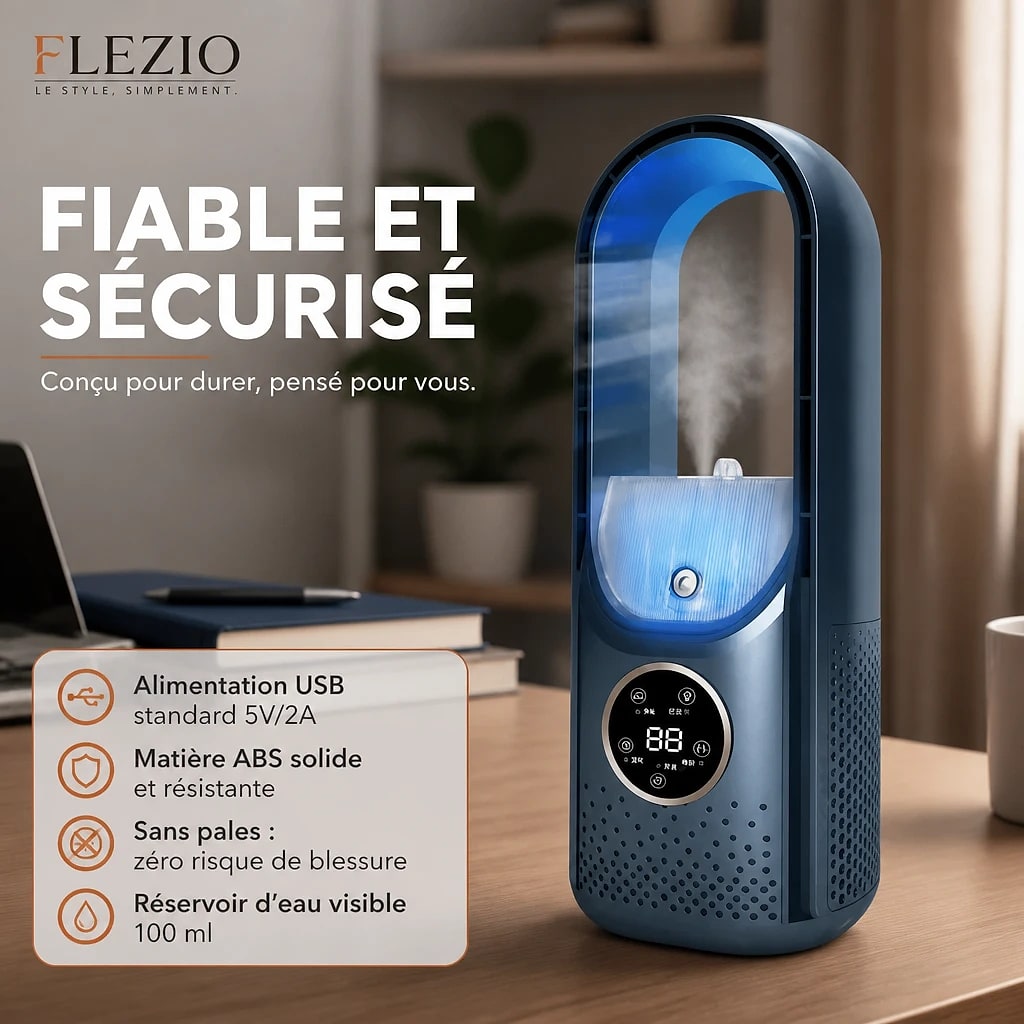 Fraîzia – Ventilateur Sans Pales USB