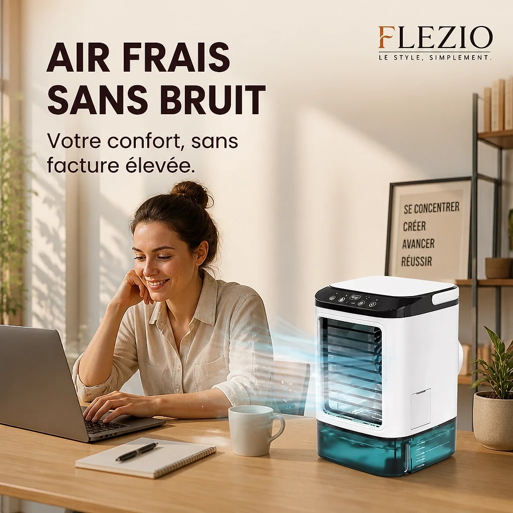 Zelvio – Ventilateur Humidificateur Bureau