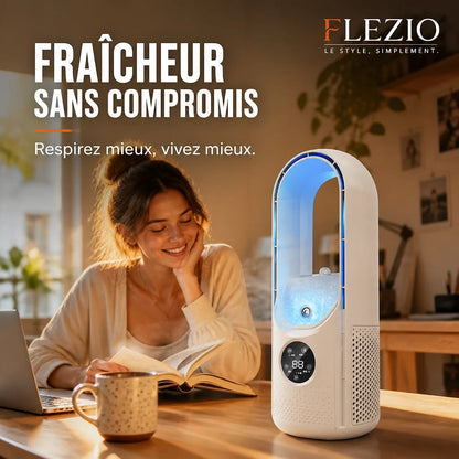 Zéphira – Mini Climatiseur Sans Évacuation Ventilateur Sans Pales USB