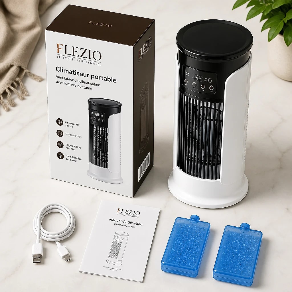Frescéa – Climatiseur Portable 3-en-1
