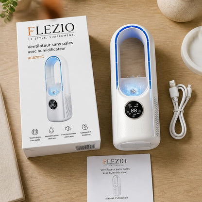 Zéphira – Mini Climatiseur Sans Évacuation Ventilateur Sans Pales USB