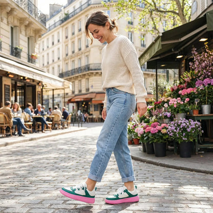 Baskets Femme Plateforme en Mesh Respirant