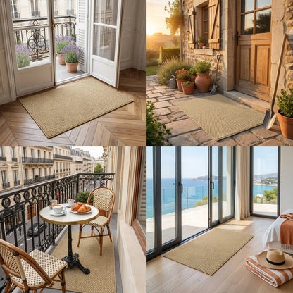 Tapis d'Entrée Intérieur en Polypropylène, Dos Antidérapant