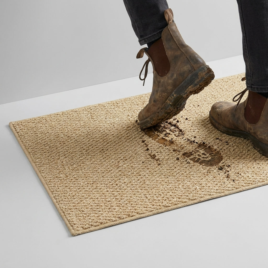 Tapis d'Entrée Intérieur en Polypropylène, Dos Antidérapant