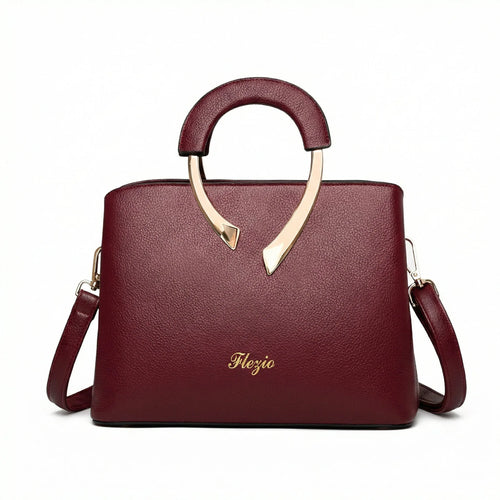 Sac à Main Cuir Triple Compartiment