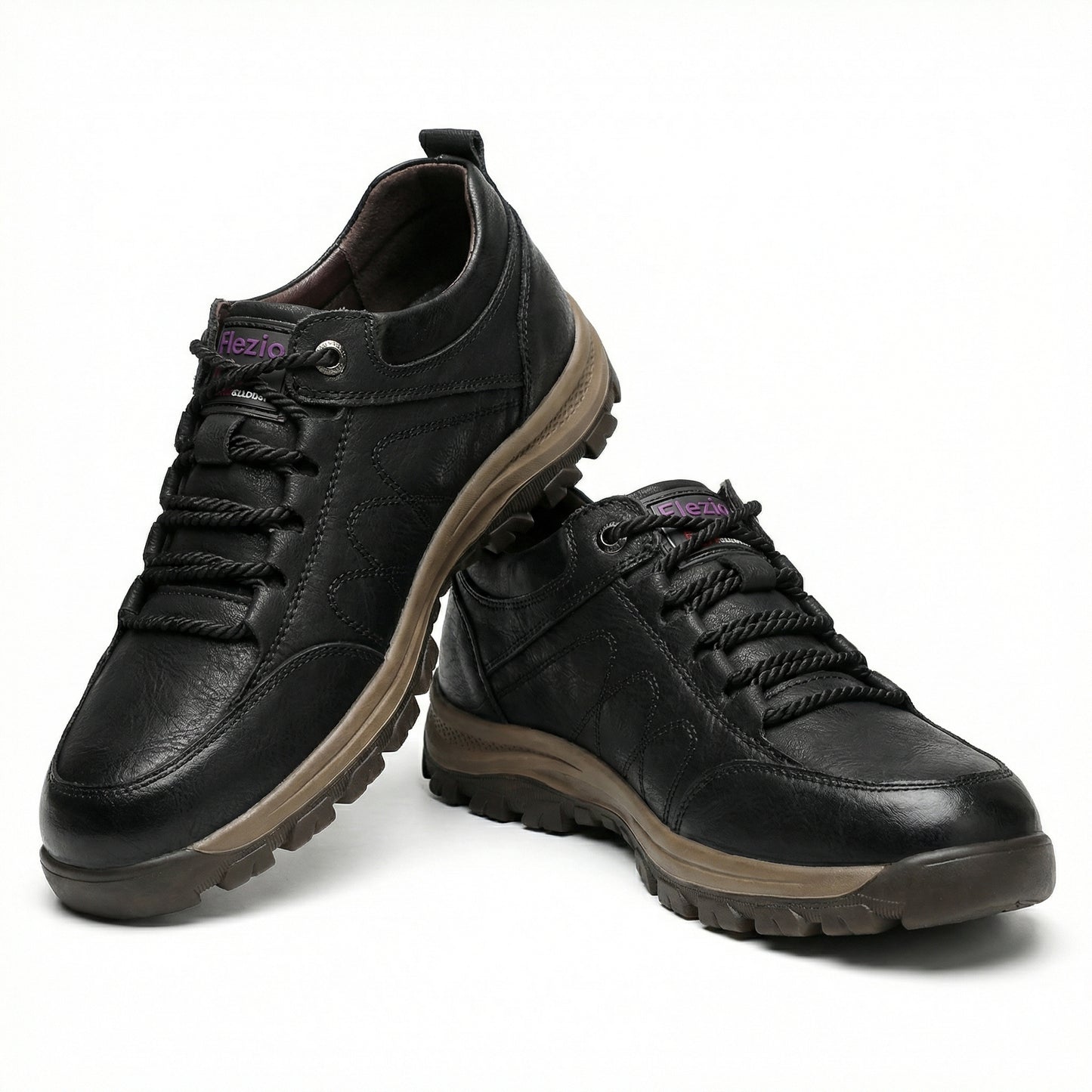 TerraFlex - Chaussures Homme Cuir Confort Randonnée Antidérapantes