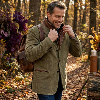 Veste Homme Style Workwear Patchwork Déperlante