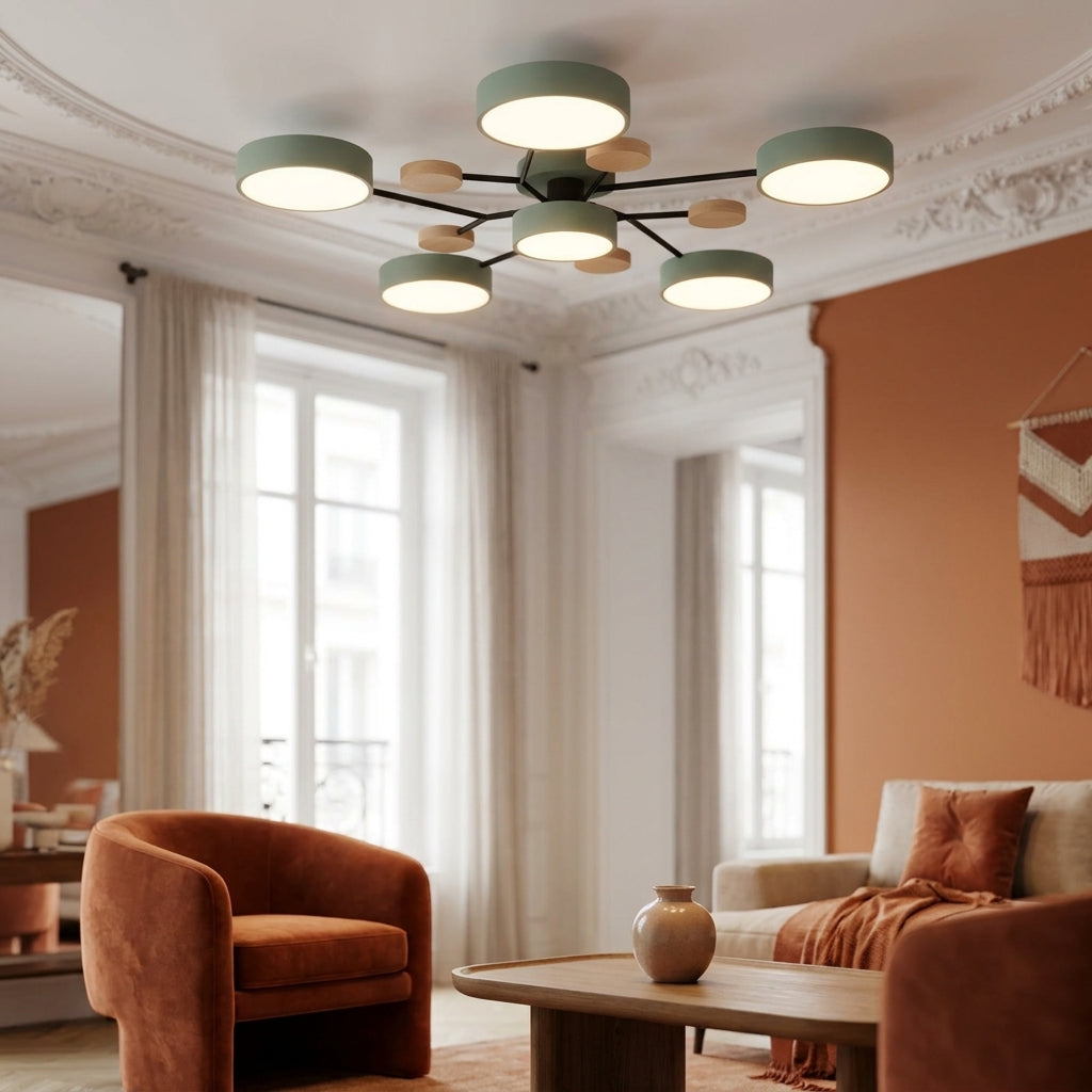 Lumivère – Plafonnier LED Multi-Bras Design