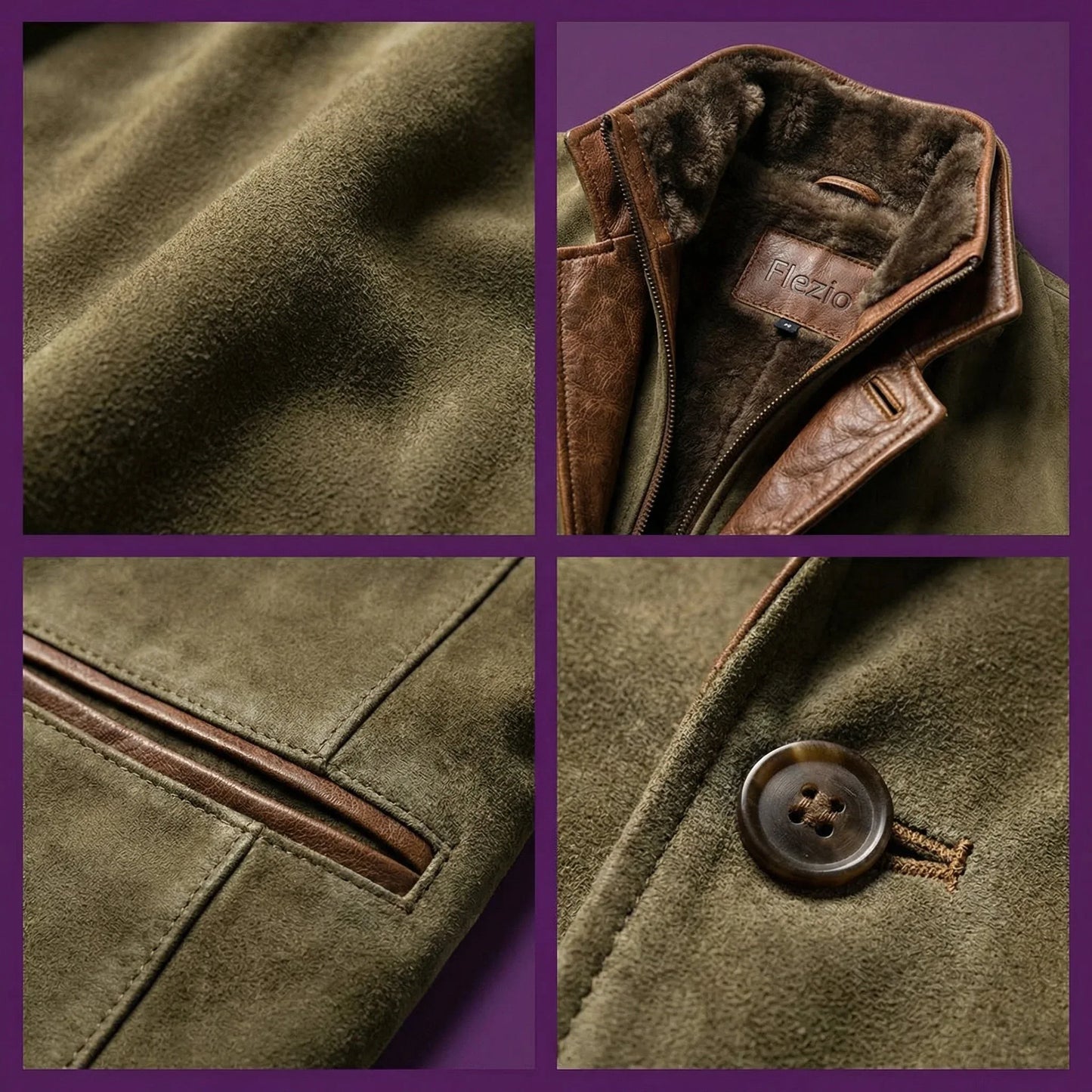 Veste Homme Style Workwear Patchwork Déperlante