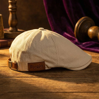Casquette Plate Homme en Coton Réglable