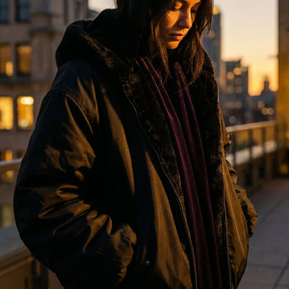 Veste Oversize Doublure Polaire Style Coréen