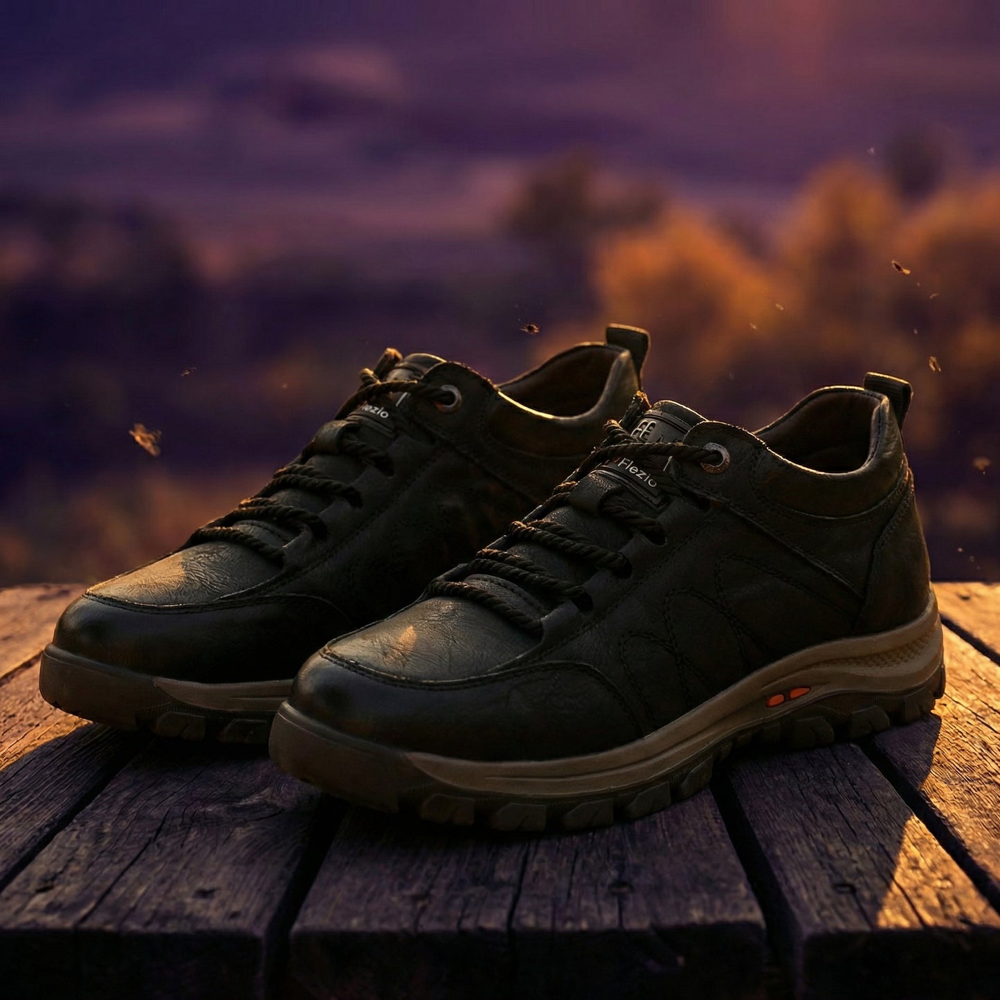 TerraFlex - Chaussures Homme Cuir Confort Randonnée Antidérapantes