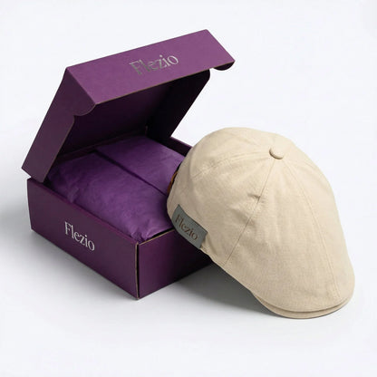 Casquette Plate Homme en Coton Réglable