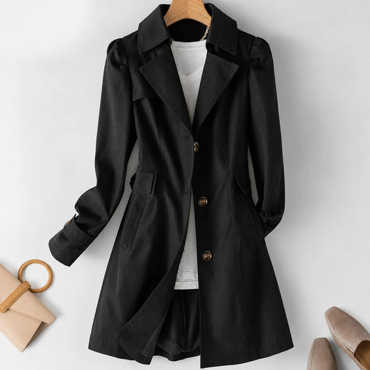 Véronelle – Trench Mi-Long Femme